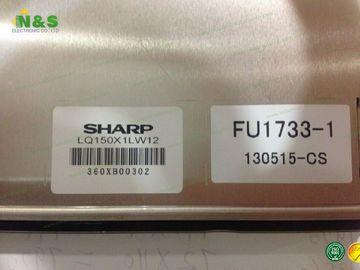 Painel normalmente preto antiofuscante, revestimento duro do LCD do Sharp de ASV (3H) 15,0 polegadas