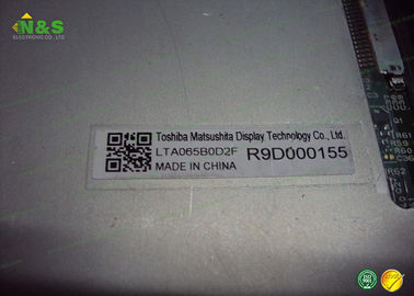 6,5 polegadas LTA065B0D2F TOSHIBA normalmente branco para o painel industrial da aplicação