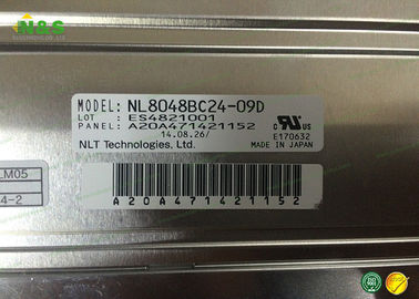 Nenhum dano 9,0 exposição lisa do retângulo do painel NL8048BC24-09D do NEC LCD da polegada