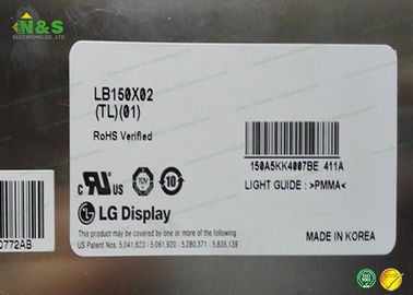 Painel de LB150X02-TL01 LG LCD, portátil 1024×768 da exposição do lcd do PC de 15,0 polegadas