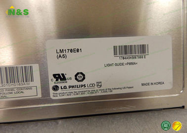 Da exposição legível do Lcd da luz solar de LM170E01-A5 Lg ângulo de visão largo de revestimento duro