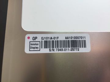 Reparo do painel de EJ101IA-01F Innolux lcd, tela de alta resolução 216.96×135.6 milímetro do lcd do portátil