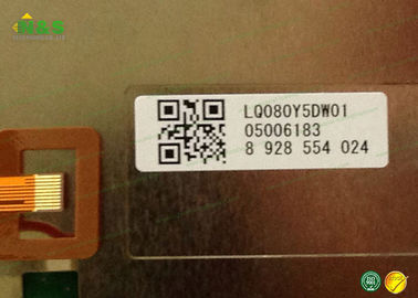 Polegada afiada antiofuscante LCM 800×480 650 16.7M WLED TTL do painel 8,0 de LQ080Y5DW01 LCD