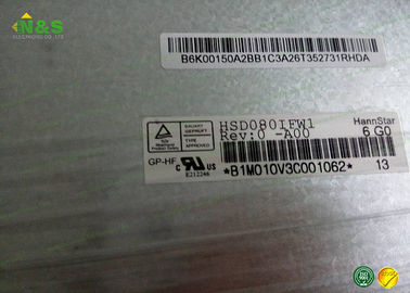 HSD080IFW1- A00 exposição da propaganda do lcd de 8,0 polegadas com área ativa de 176.64×99.36 milímetro