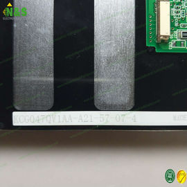 Normalmente frequência antiofuscante 75Hz da superfície da definição da polegada KCG047QV1AA-A21 320×240 do preto 4,7