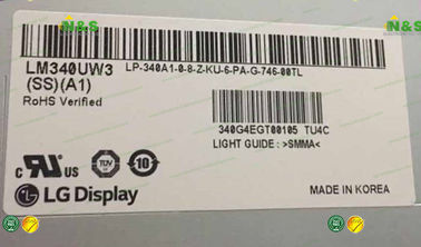 Um-si TFT LCD do LG Display LM340UW1-SSA3, 34 polegadas, 3440×1440 para 60Hz